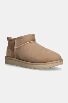 UGG cizme de zapada din piele intoarsa Classic Ultra Mini imagine