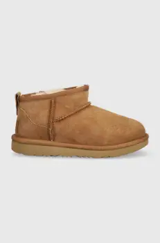UGG cizme de zapada din piele intoarsa Classic Ultra Mini imagine