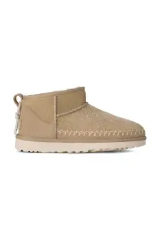 UGG cizme de zapada din piele intoarsa Classic Ultra Mini Biarritz imagine