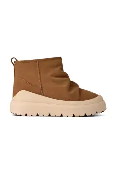 UGG cizme de zapada din piele intoarsa Heritage Utility Mini imagine