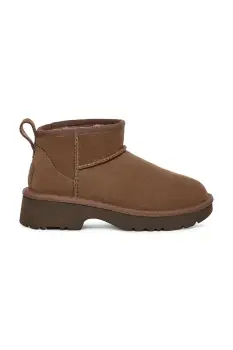 UGG cizme de zapada din piele intoarsa KIDS CLASSIC ULTRA MINI NEW HEIGHTS imagine