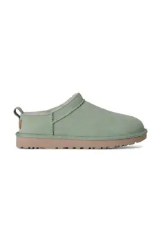 UGG papuci din piele intoarsa W Classic Micro imagine