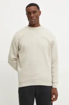 Under Armour bluza barbati, culoarea bej, cu imprimeu imagine