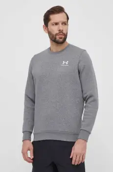 Under Armour bluza barbati, culoarea gri, cu imprimeu imagine