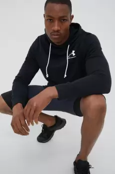 Under Armour bluza barbati, culoarea negru, cu imprimeu imagine