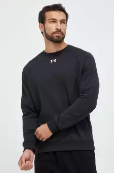 Under Armour bluza barbati, culoarea negru, neted imagine
