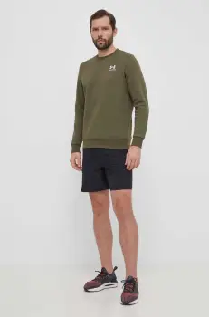 Under Armour bluza barbati, culoarea verde, cu imprimeu imagine