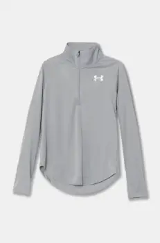 Under Armour bluza copii Tech Graphic 1 culoarea gri, cu imprimeu, 1379532 imagine