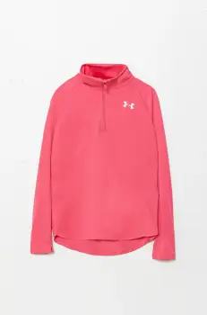 Under Armour bluza copii Tech Graphic 1 culoarea roz, cu imprimeu, 1379532 imagine