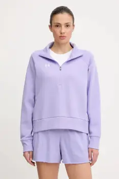 Under Armour bluza culoarea negru, neted imagine