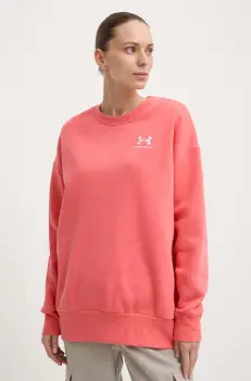 Under Armour bluza femei, culoarea roz, cu imprimeu imagine