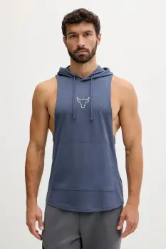 Under Armour bluza Project Rock cu gluga, cu imprimeu, 6005048 imagine