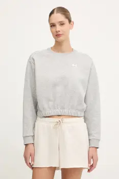 Under Armour bluza Rival culoarea gri, melanj, 6007035 imagine