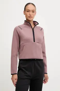 Under Armour bluza Unstoppable culoarea maro, uni, 6003671 imagine