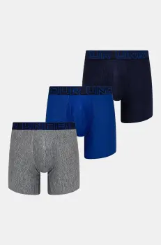 Under Armour boxeri 3-pack barbati, culoarea albastru marin imagine