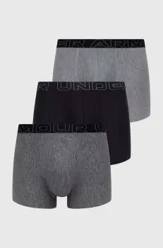 Under Armour boxeri 3-pack barbati, culoarea gri imagine