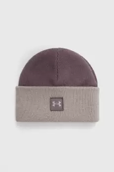 Under Armour caciula culoarea gri, din tricot gros imagine