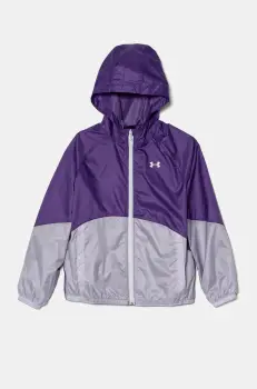Under Armour geaca copii SPORT WINDBREAKER JKT culoarea violet, 1384206 imagine
