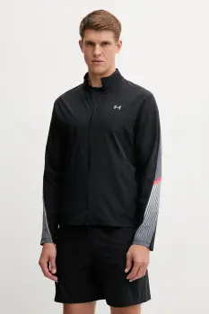 Under Armour geaca de antrenament Velociti Storm culoarea negru, de tranzitie, 6005901 imagine