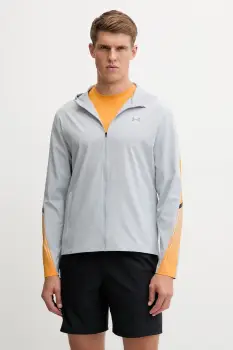 Under Armour geaca sport Velociti Storm culoarea gri, de tranzitie, 6005900 imagine