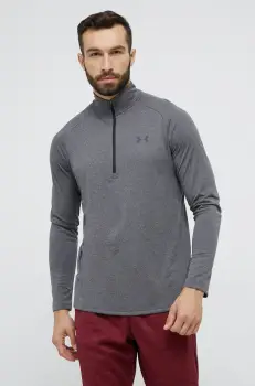 Under Armour hanorac de antrenament Tech 2.0 culoarea gri, melanj imagine