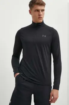 Under Armour hanorac de antrenament Tech 2.0 culoarea negru, melanj imagine