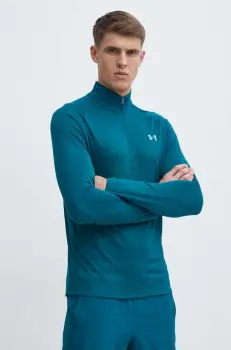 Under Armour hanorac de antrenament Tech 2.0 culoarea verde, melanj imagine