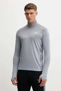 Under Armour hanorac de antrenament UA Tech Utility culoarea gri, cu imprimeu, 6004963 imagine