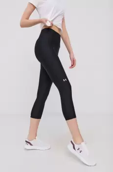 Under Armour Pantaloni 1365334 femei, culoarea negru, material neted imagine