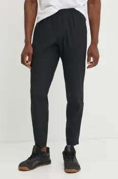 Under Armour pantaloni de alergare OutRun the Storm culoarea negru, uni, 1376799 imagine