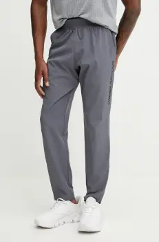 Under Armour pantaloni de alergare Storm culoarea negru, uni imagine