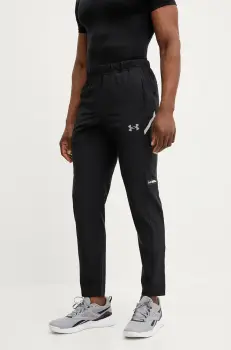 Under Armour pantaloni de antrenament Woven Utility culoarea negru, neted, 1389256 imagine