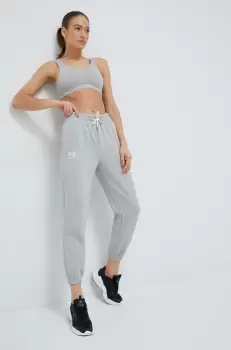 Under Armour pantaloni de trening culoarea gri, neted imagine