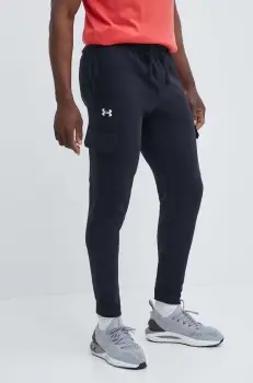 Under Armour pantaloni de trening culoarea negru, neted imagine