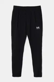 Under Armour pantaloni de trening pentru copii Challenger Train Pant culoarea negru, neted, 1379487 imagine