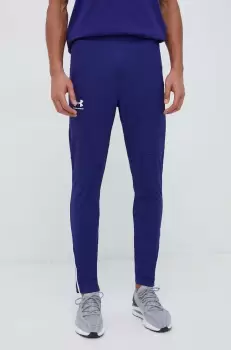 Under Armour pantaloni de trening Pique culoarea violet, neted imagine