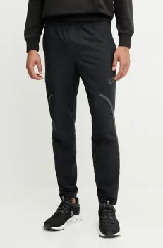 Under Armour pantaloni de trening Unstoppable barbati, culoarea negru, uni, 1390256 imagine