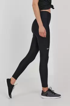 Under Armour Pantaloni femei, culoarea negru, material neted imagine