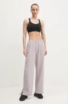 Under Armour pantaloni Rival femei, culoarea bej, 1386453 imagine