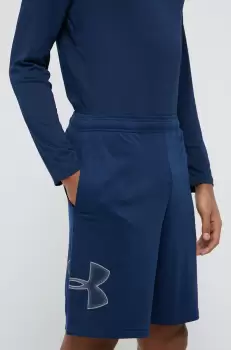 Under Armour Pantaloni scurti barbati, culoarea albastru marin imagine