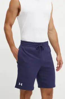 Under Armour pantaloni scurti barbati, culoarea albastru marin imagine
