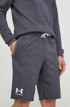 Under Armour pantaloni scurti barbati, culoarea gri imagine