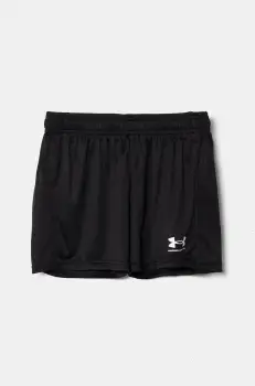 Under Armour pantaloni scurti copii G s Ch. Knit Short culoarea negru, cu imprimeu, talie reglabila, 1379457 imagine