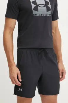 Under Armour pantaloni scurti de alergare Launch 7 Unlined culoarea negru, 1382622 imagine
