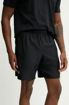 Under Armour pantaloni scurti de alergare Launch culoarea negru imagine