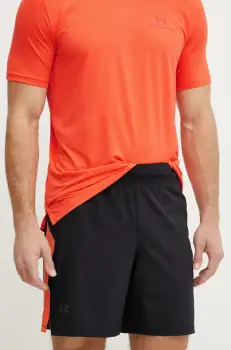 Under Armour pantaloni scurti de alergare Launch Pro 7 culoarea negru, 1376508 imagine