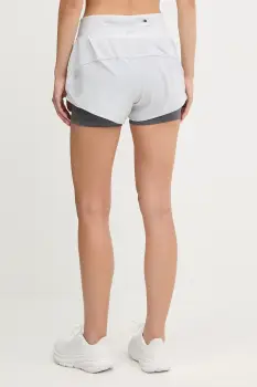 Under Armour pantaloni scurti de antrenament culoarea gri, medium waist, 1389575 imagine