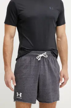 Under Armour pantaloni scurti de antrenament Rival culoarea negru, 1382427 imagine