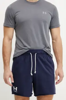 Under Armour pantaloni scurti de antrenament Rival culoarea negru, 1382427 imagine