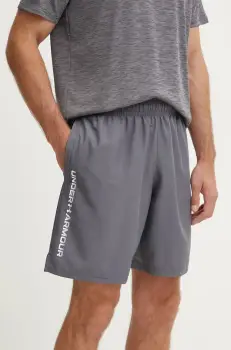Under Armour pantaloni scurti de antrenament Tech culoarea gri imagine